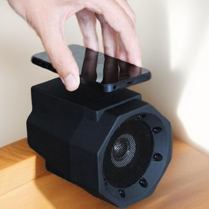 Portable magnetic induction speaker