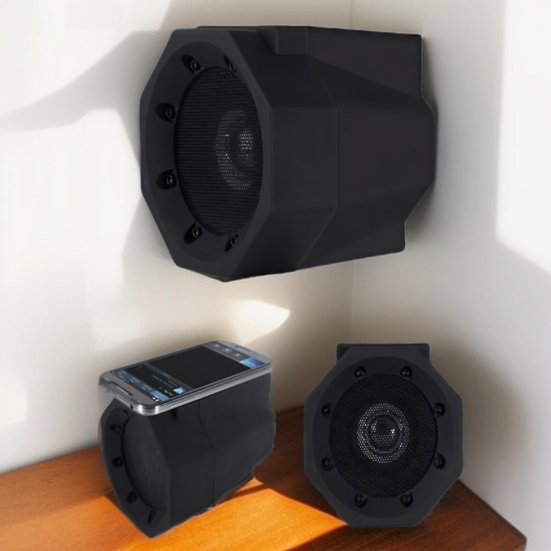 Portable magnetic induction speaker