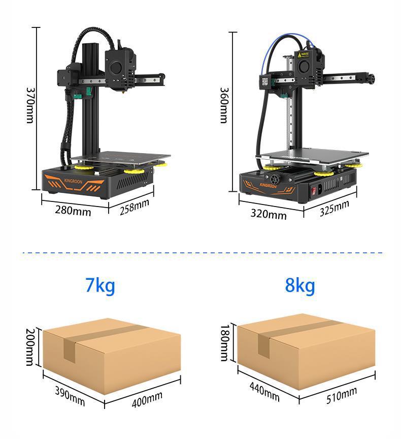 Two-wire Gauge Small-size 3d Printer