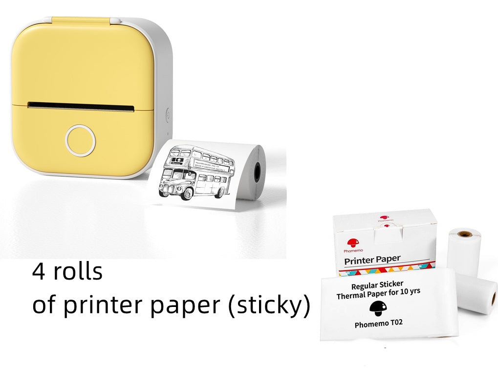 Mini bluetooth thermal printer