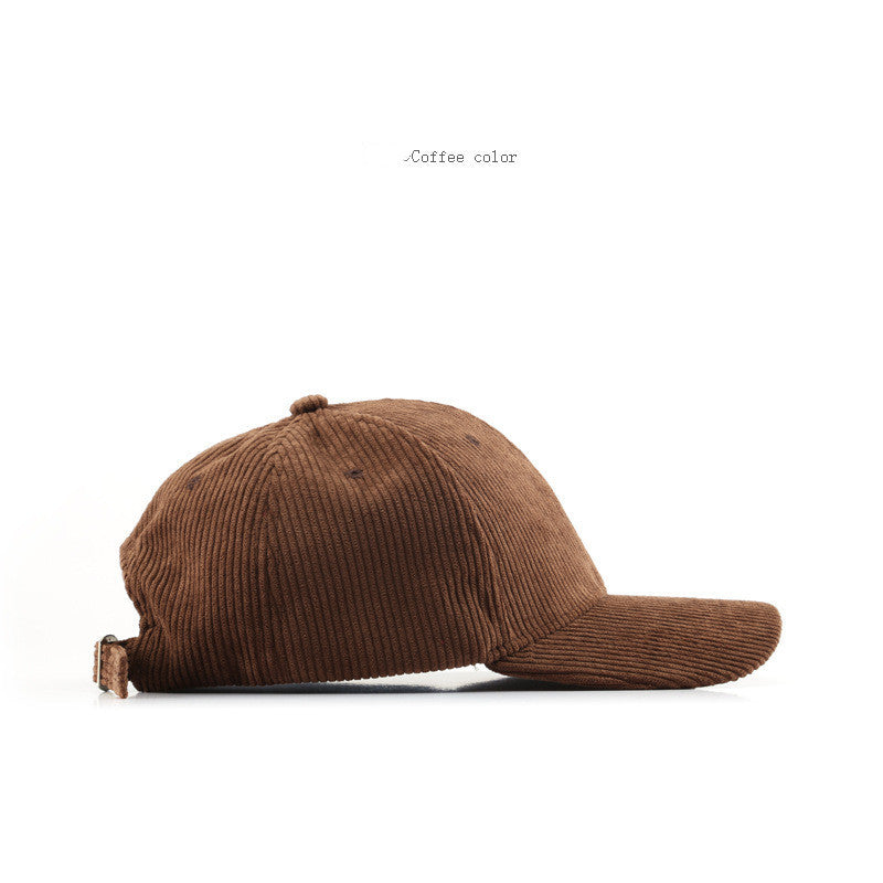 Women's Corduroy Solid Color Curved Brim CapProduct Information:
 


 Product Category: Baseball Cap
 
 Applicable gender: female
 
 Material: Corduroy
 
 Style: all-match
 
 Weaving method: satin
 
 ProcessinClothingesdeepeeEsdeepeeCorduroy Solid Color Curved Brim CapCorduroy Solid Color Curved Brim Cap