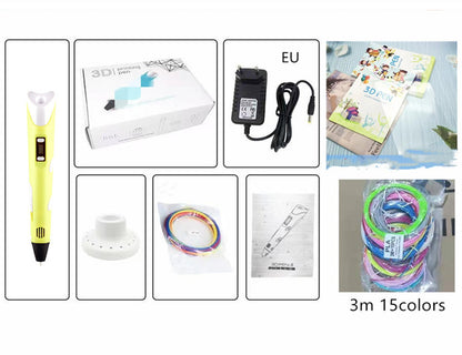 Children's 3d Printing Pen Brush Toy Set