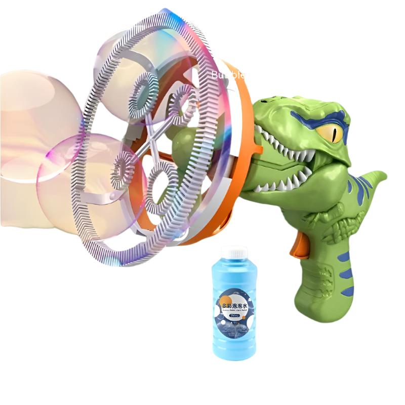 Green Electric Bubble Gun - Safe and Fun Bubble Blower Toy for Outdoor Play