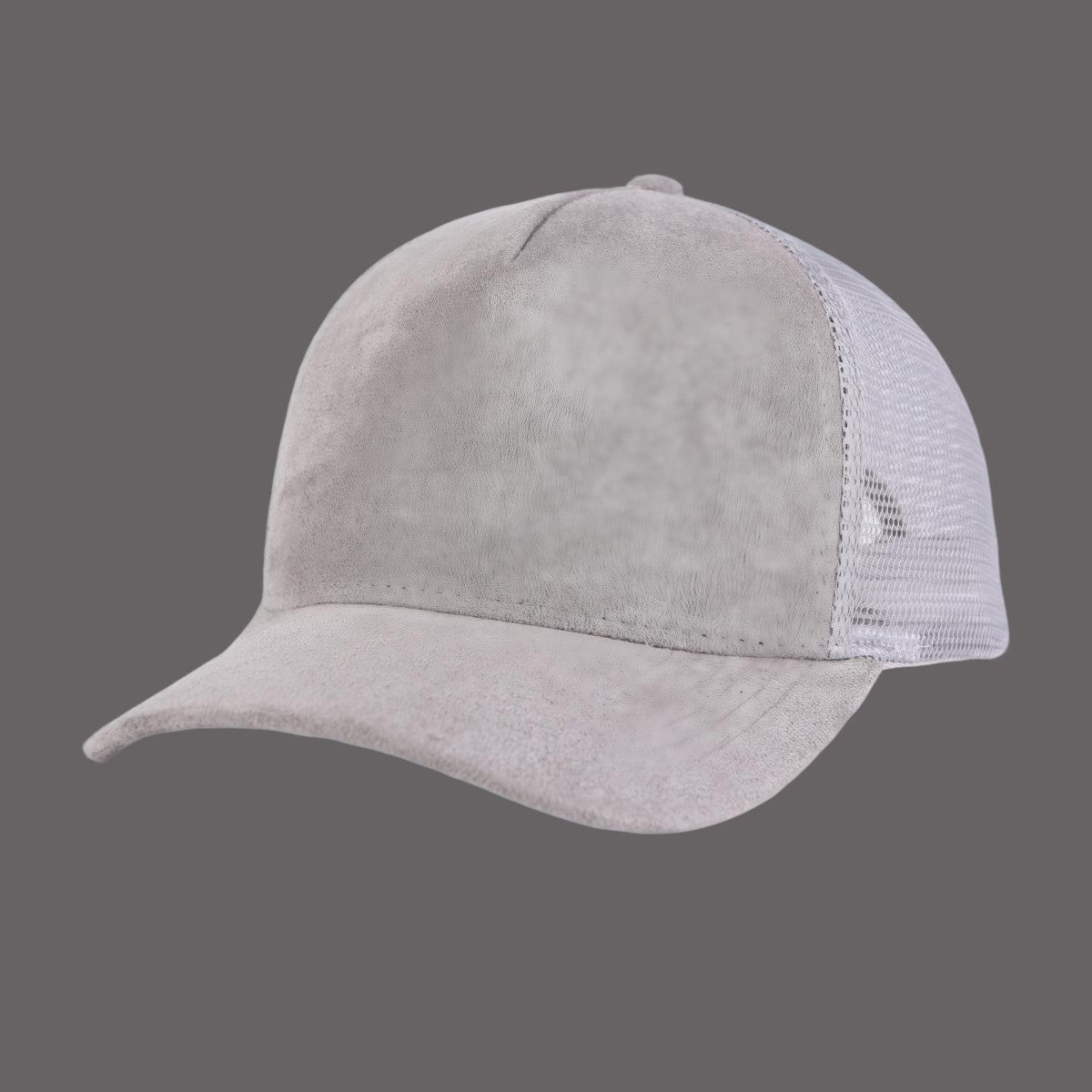 Retro suede baseball cap