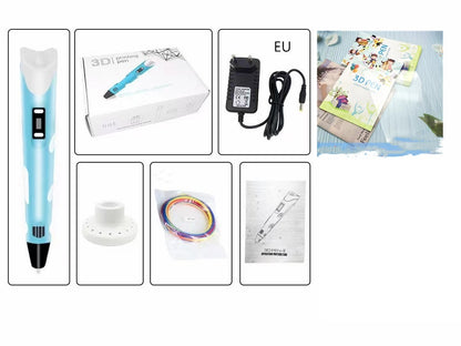 Children's 3d Printing Pen Brush Toy Set