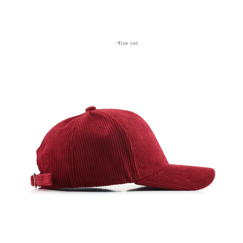 Women's Corduroy Solid Color Curved Brim CapProduct Information:
 


 Product Category: Baseball Cap
 
 Applicable gender: female
 
 Material: Corduroy
 
 Style: all-match
 
 Weaving method: satin
 
 ProcessinClothingesdeepeeEsdeepeeCorduroy Solid Color Curved Brim CapCorduroy Solid Color Curved Brim Cap