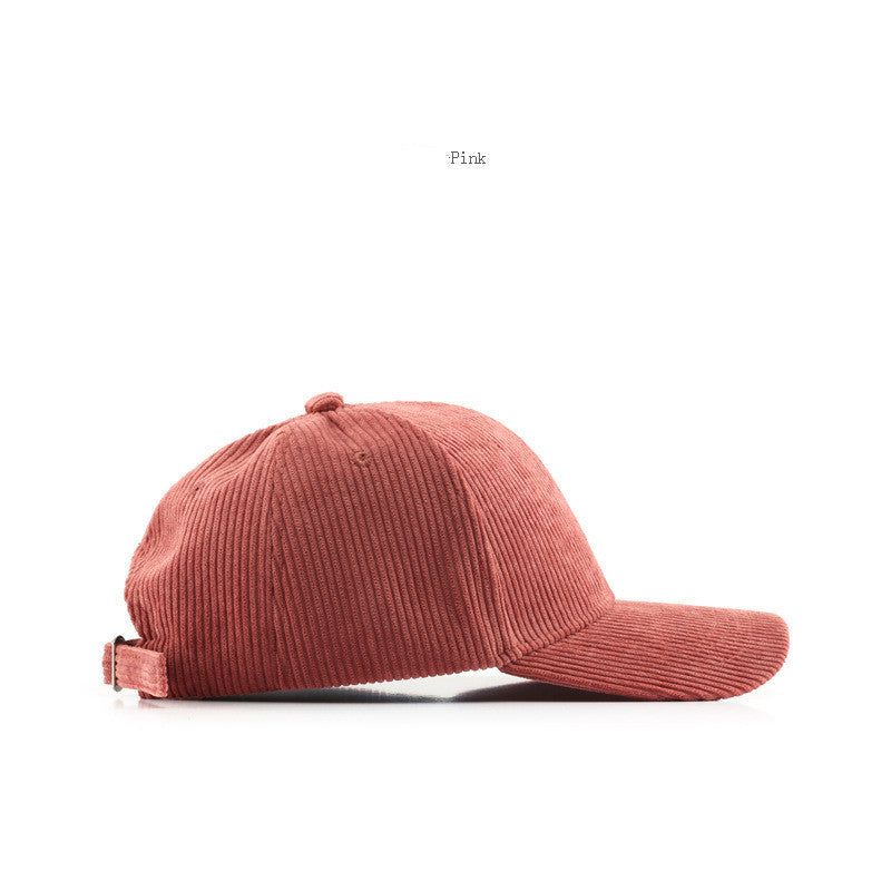 Women's Corduroy Solid Color Curved Brim CapProduct Information:
 


 Product Category: Baseball Cap
 
 Applicable gender: female
 
 Material: Corduroy
 
 Style: all-match
 
 Weaving method: satin
 
 ProcessinClothingesdeepeeEsdeepeeCorduroy Solid Color Curved Brim CapCorduroy Solid Color Curved Brim Cap